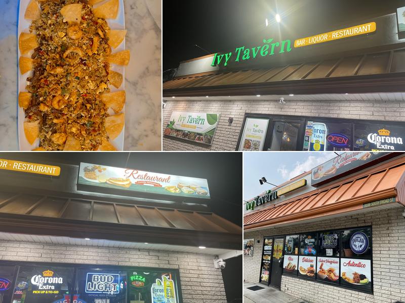 Ivy Tavern bar, restaurant, and licor store. Venezuela food