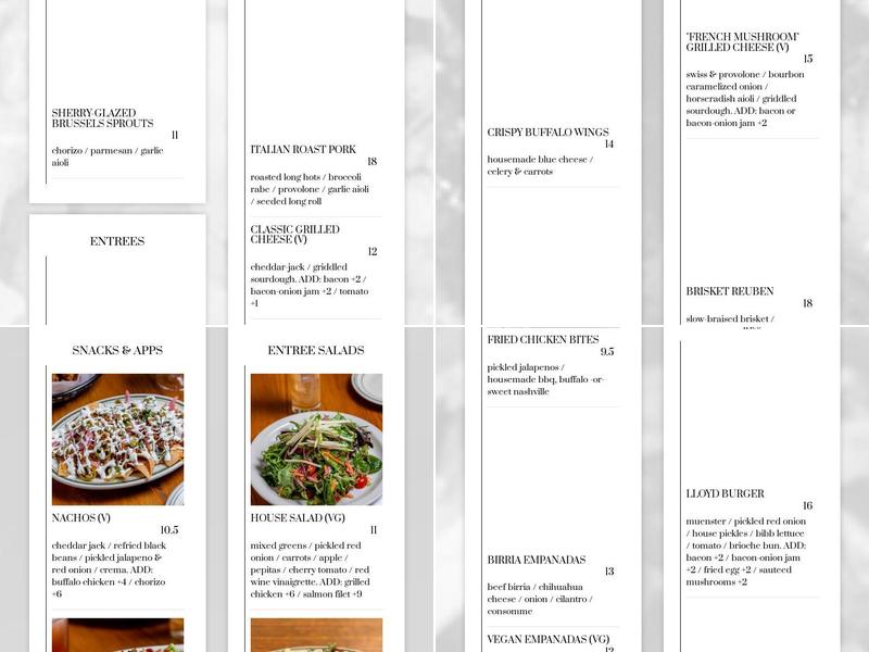 Lloyd Menu