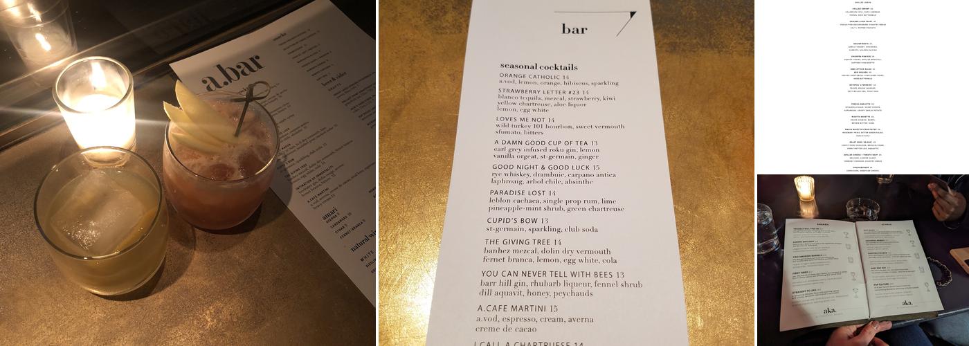 a.bar Menu
