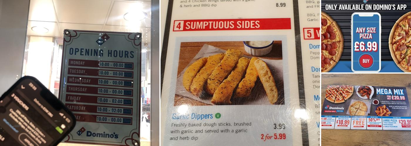 Domino's Pizza - London - Wapping Menu