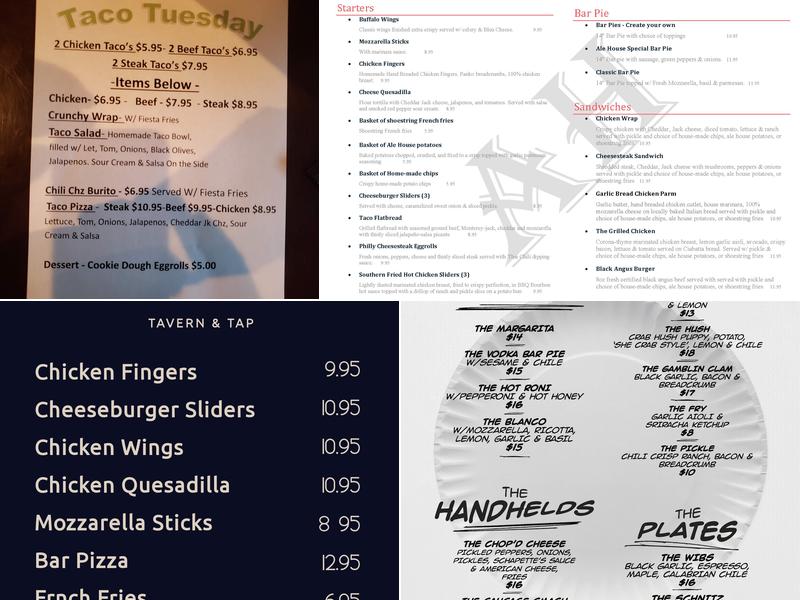 The Bar Menu