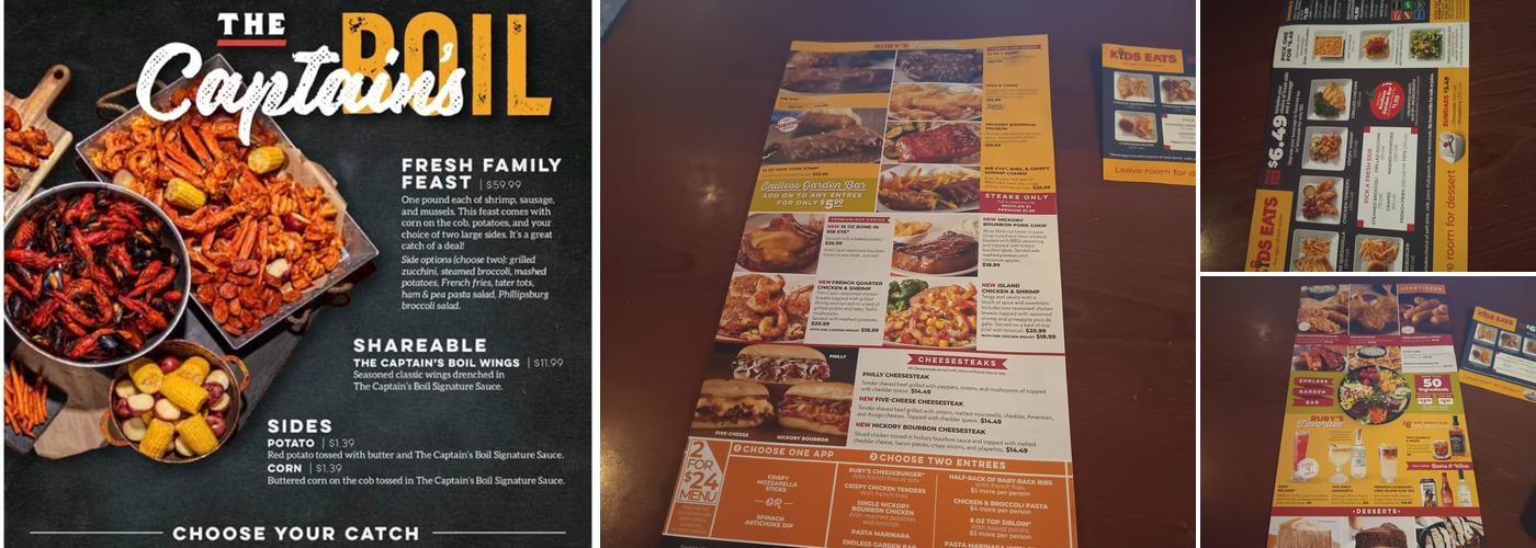 Ruby Tuesday Menu