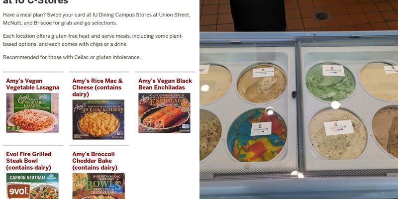 Forest Dining Hall Menu