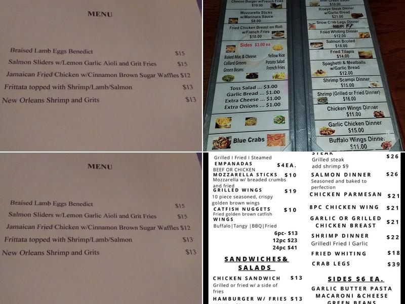 Marlos Cocktail Lounge Menu