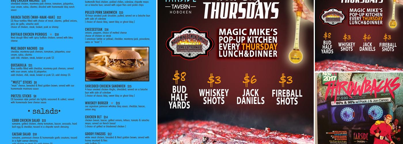 Farside Tavern Menu