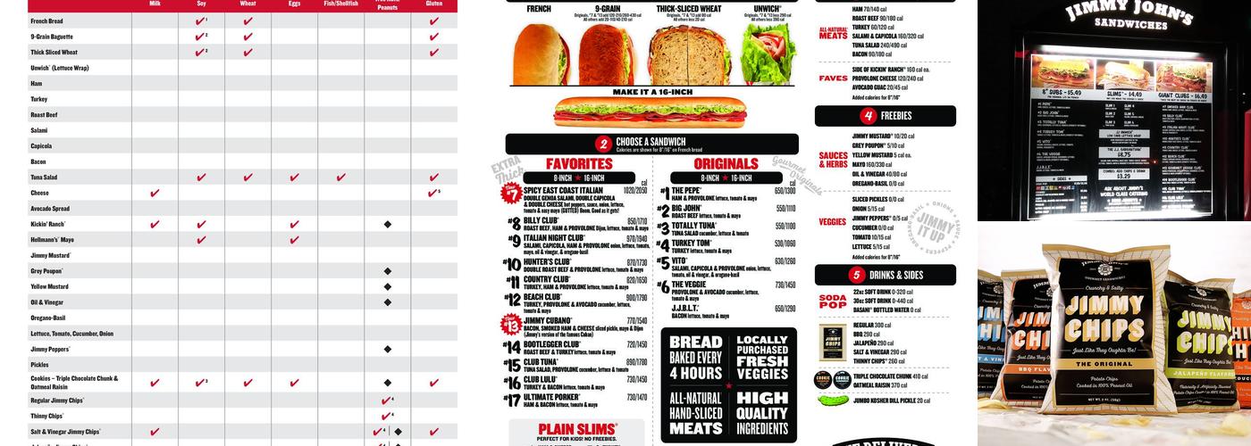 Jimmy John's Menu