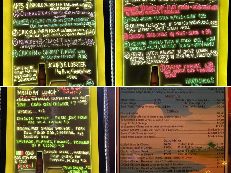 Robert's Place Menu