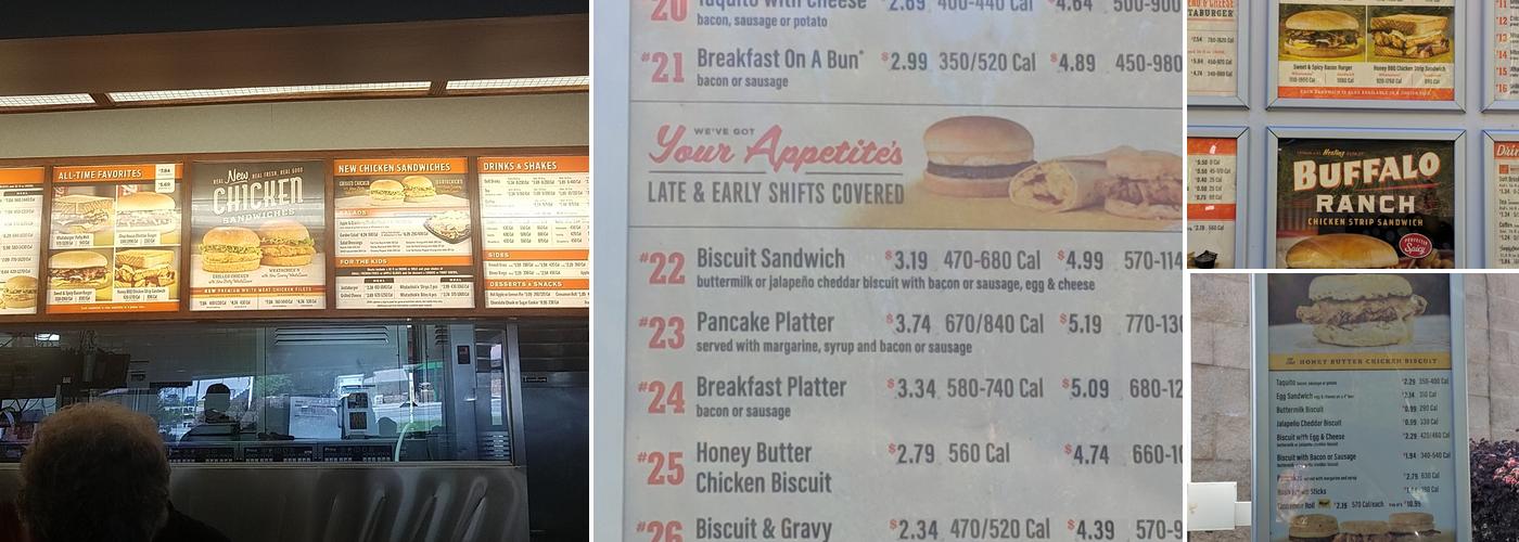 Whataburger Menu