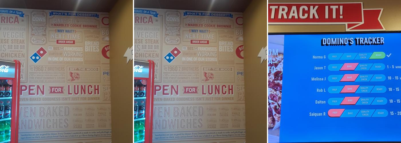 Domino's Pizza Menu