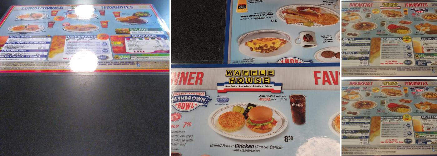 Waffle House Menu
