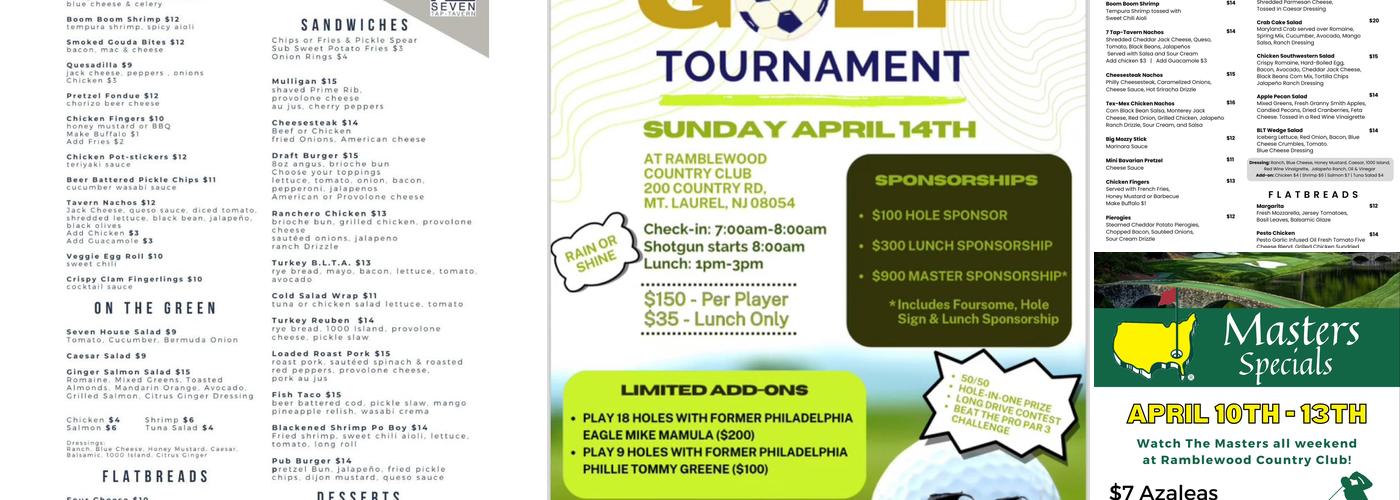 Seven Tap-Tavern Menu