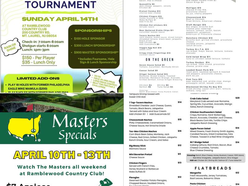 Seven Tap-Tavern Menu