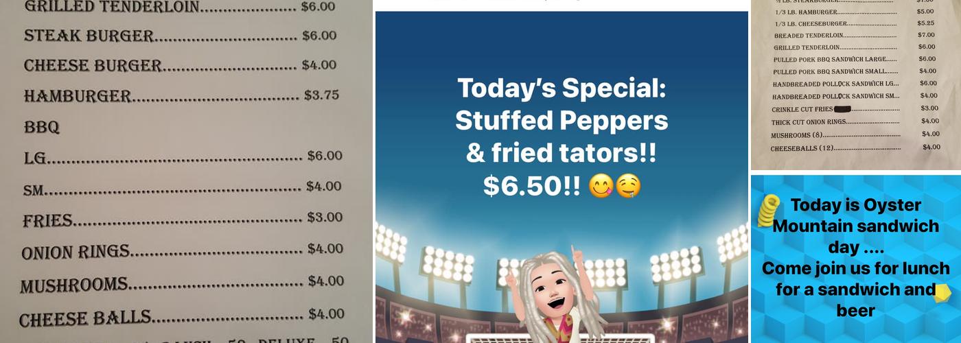 Fadely's Tavern Menu