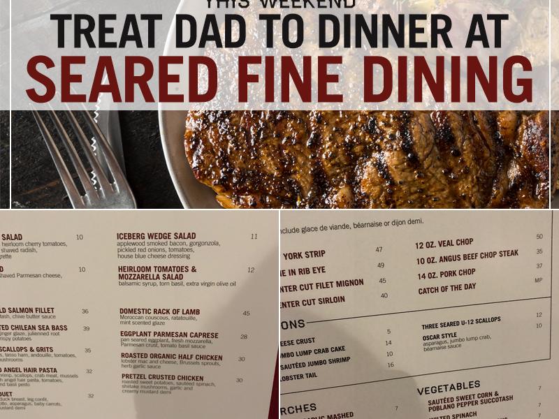 Seared Menu