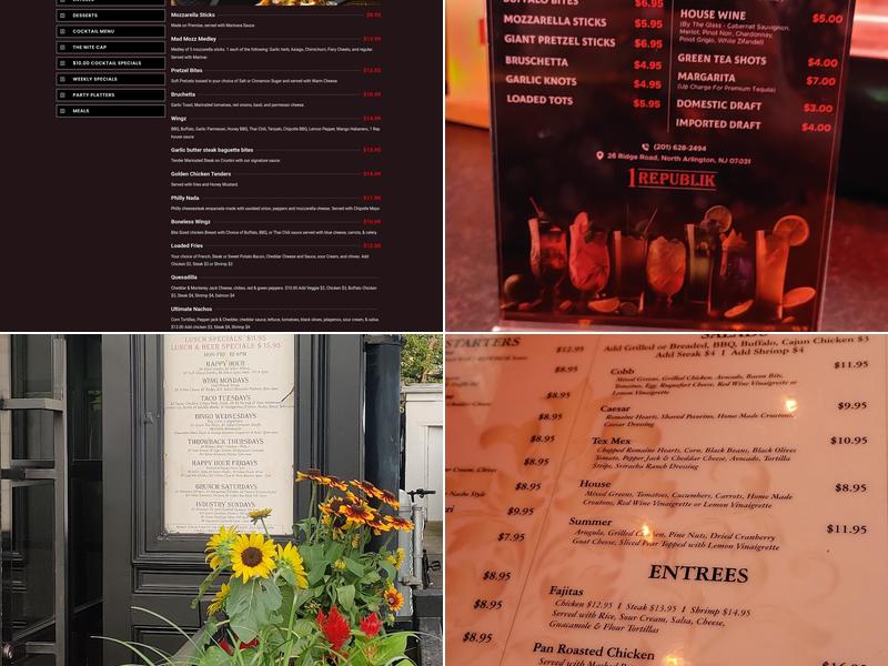 1 Republik North Arlington Menu
