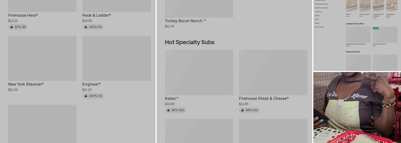 Firehouse Subs Crestview Menu