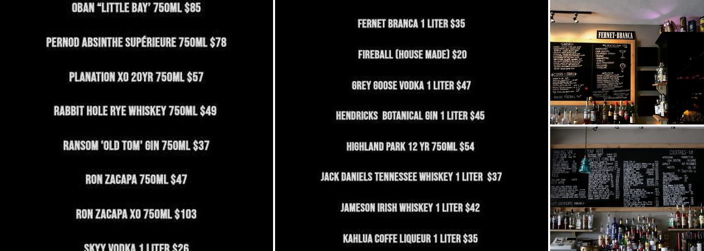 CEDAR OMAHA Menu