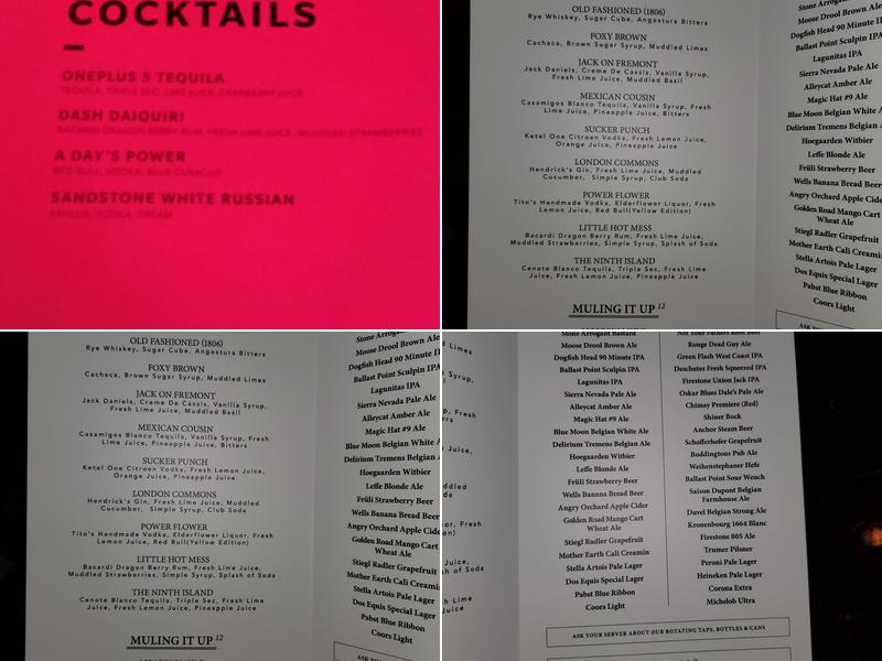 Commonwealth Menu