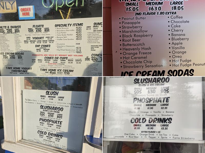 Dairy Haven Menu