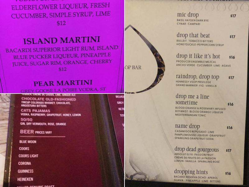 Drop Bar Menu