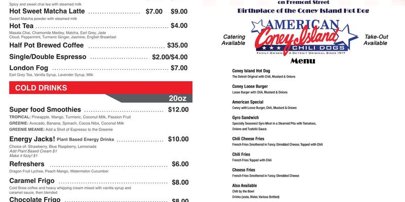 LONGBAR Menu