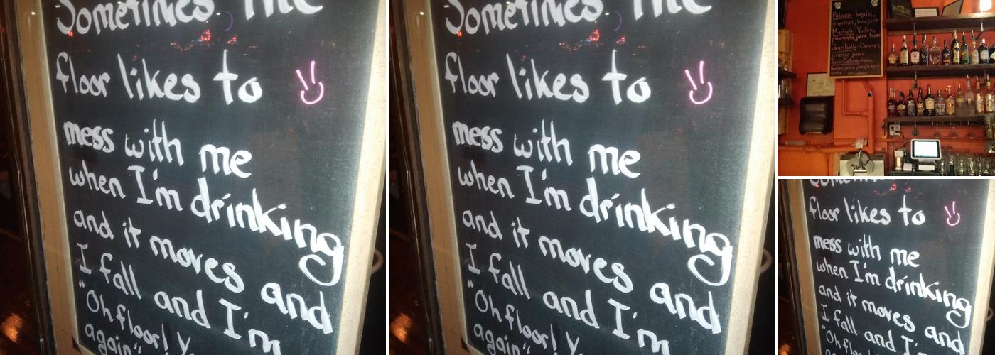 Bar Uno Menu