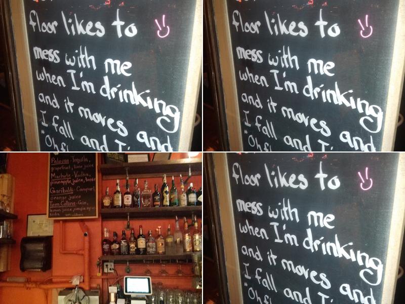 Bar Uno Menu