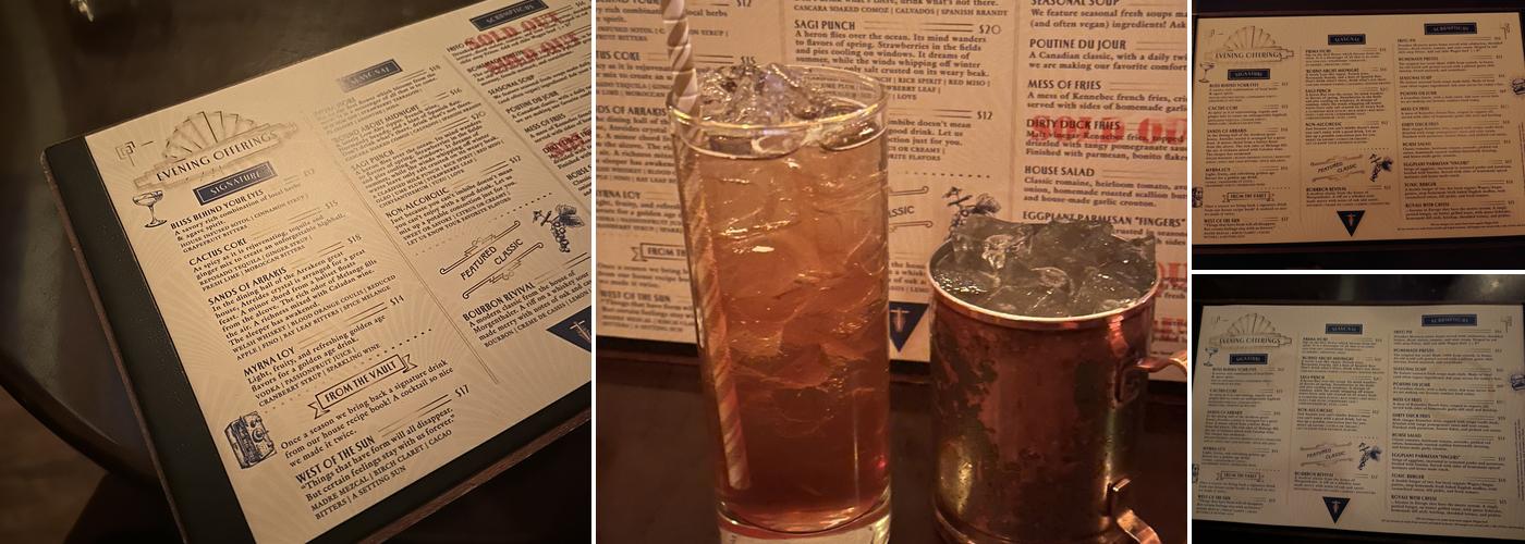 Tonic Menu