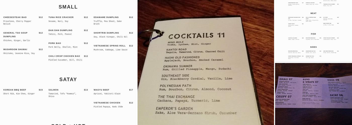 Graffiti Bar Menu