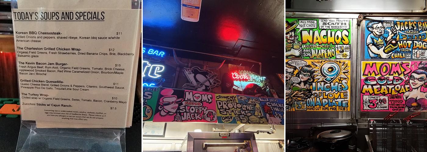 Jack's Bar Menu