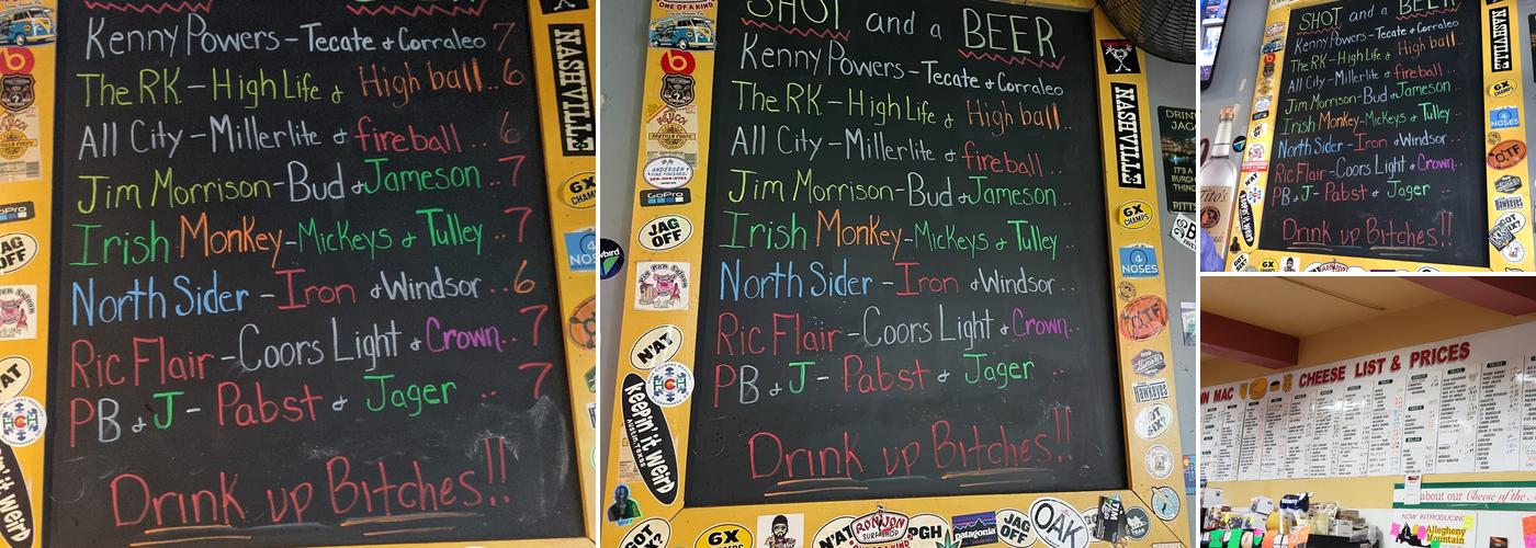 Lefty's Menu