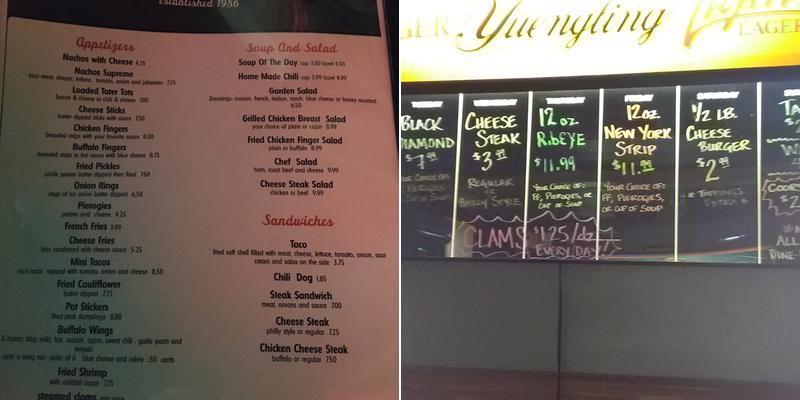 Commix Hotel Menu
