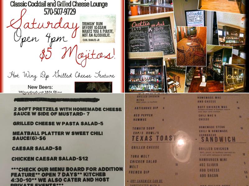 Crotti's on Ash Menu