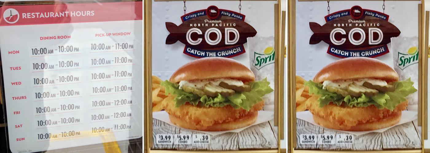 Wendy's Menu