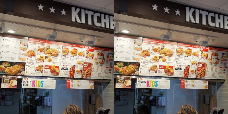 KFC Menu