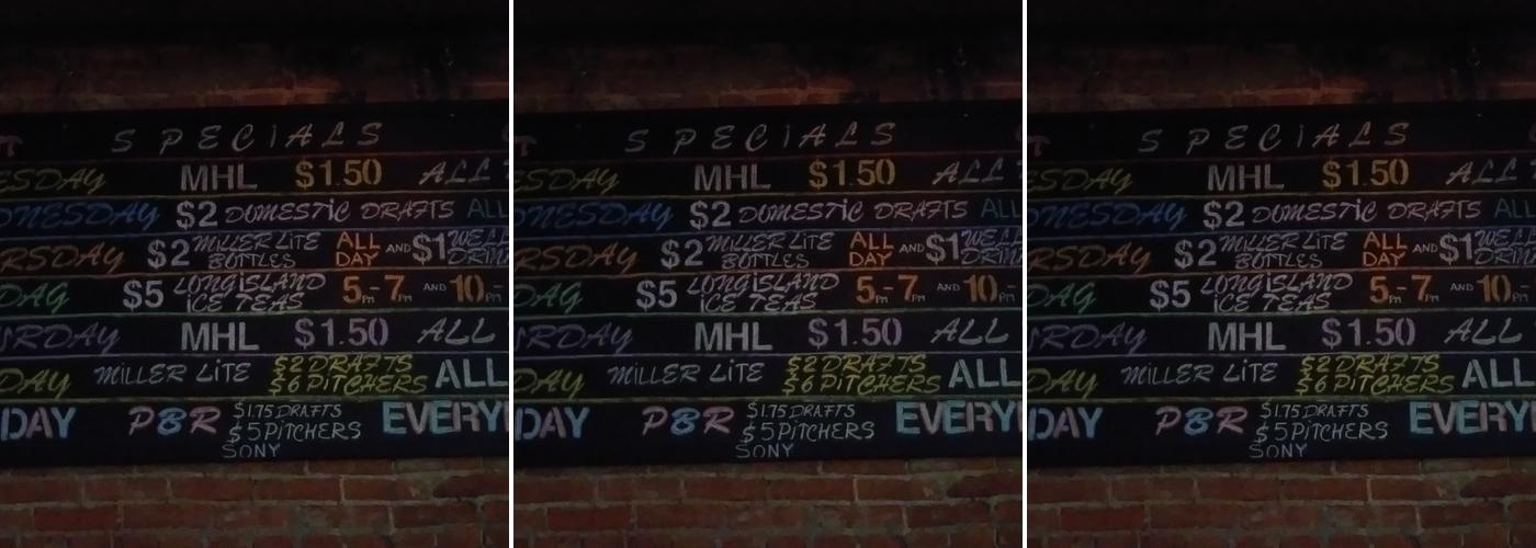 Old Brewery Tavern Menu