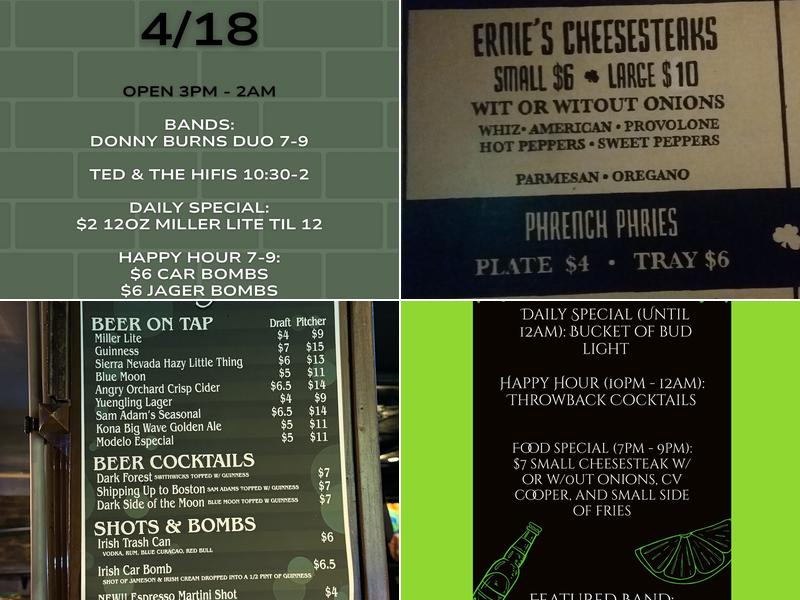 Phyrst Menu