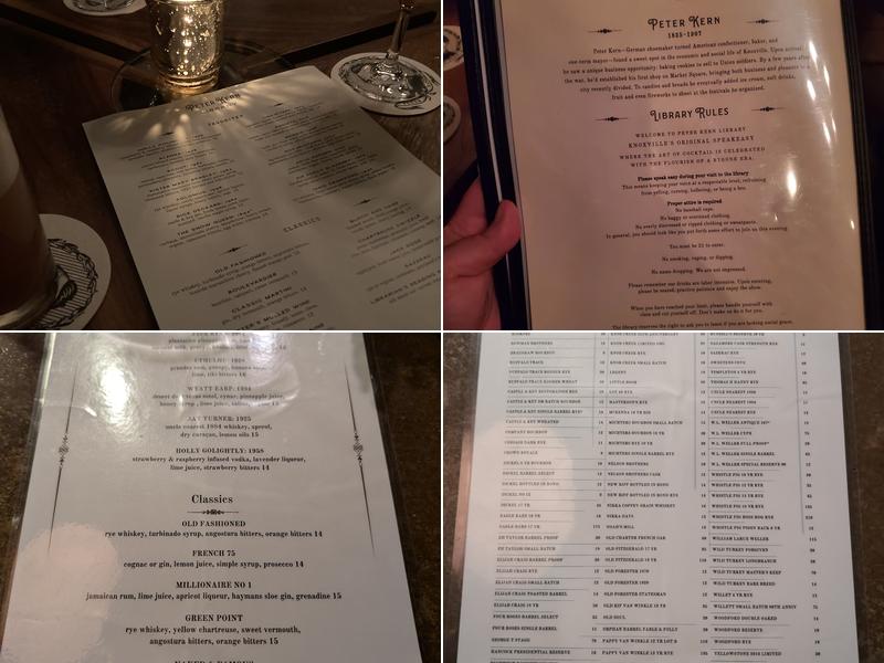 Peter Kern Library Menu