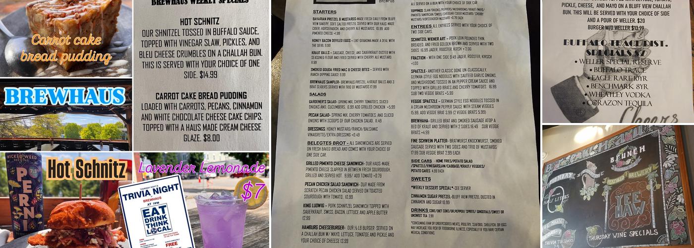 Brewhaus Menu