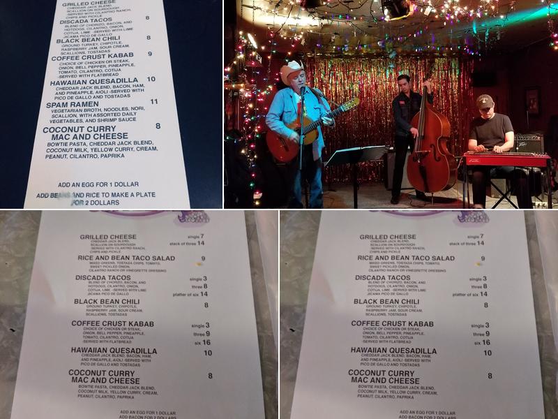 Springwater Menu