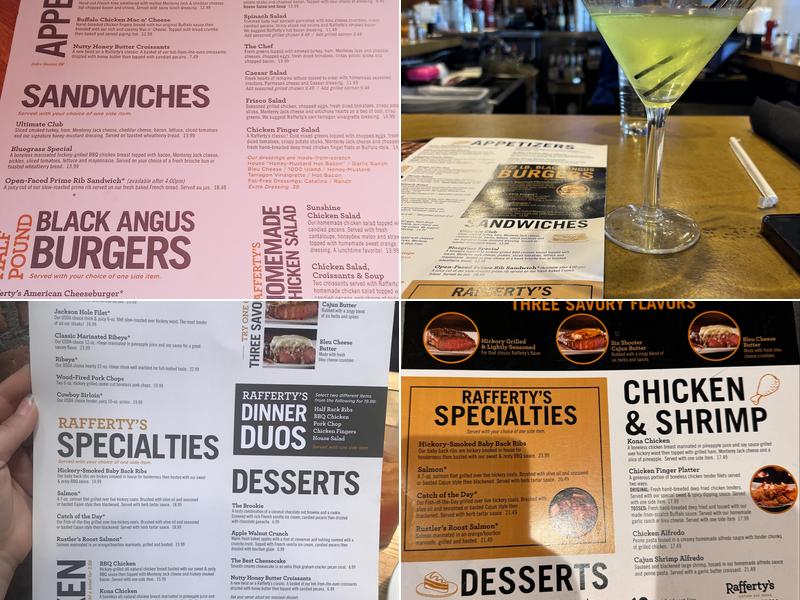 Rafferty's Restaurant & Bar Menu