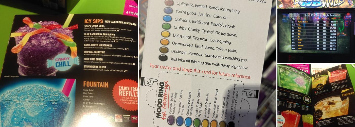 Dave & Buster's Memphis Menu