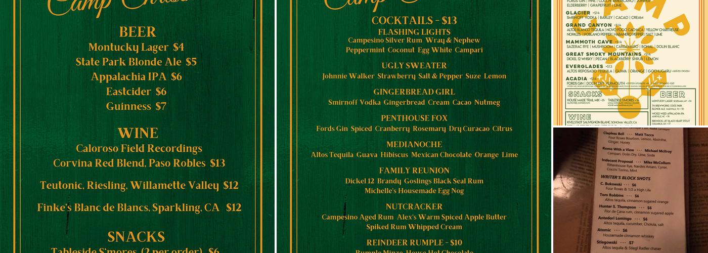 No 308 Menu