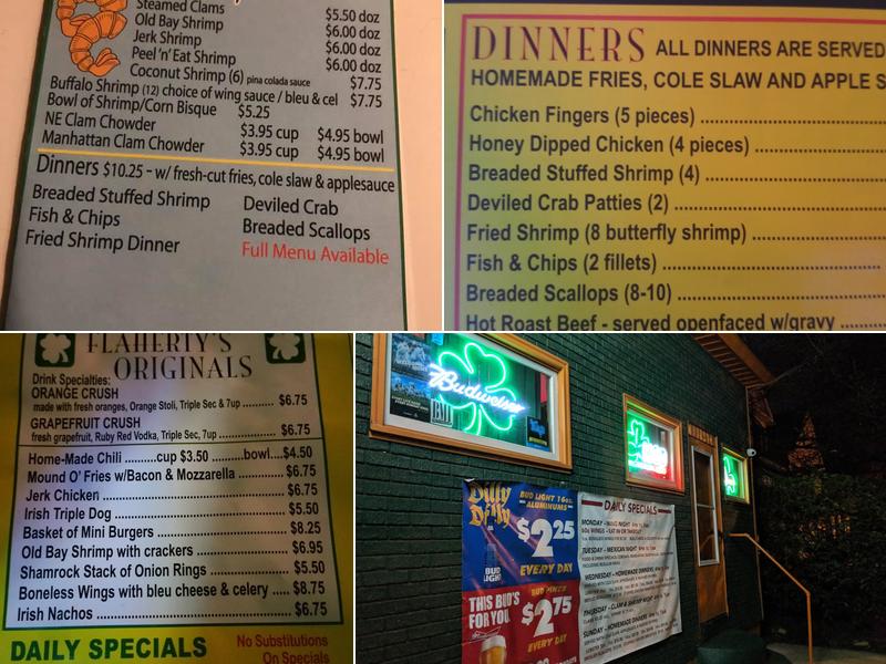 The Grafton Bar Menu