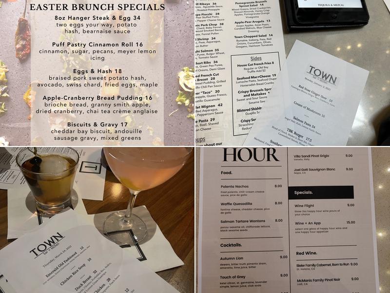 Town Bar + Kitchen Menu