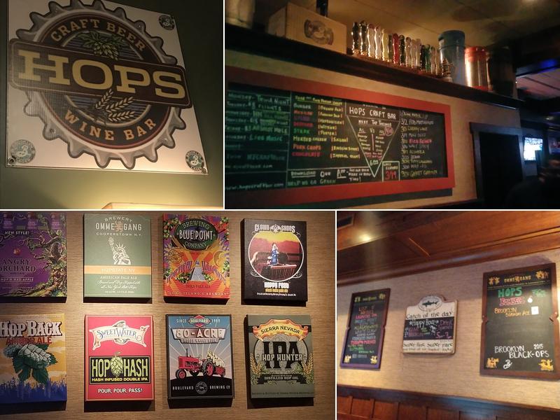 Hops Craft Bar Menu