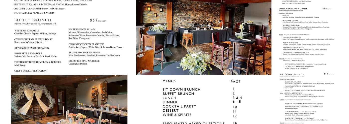 Thirty3 Menu