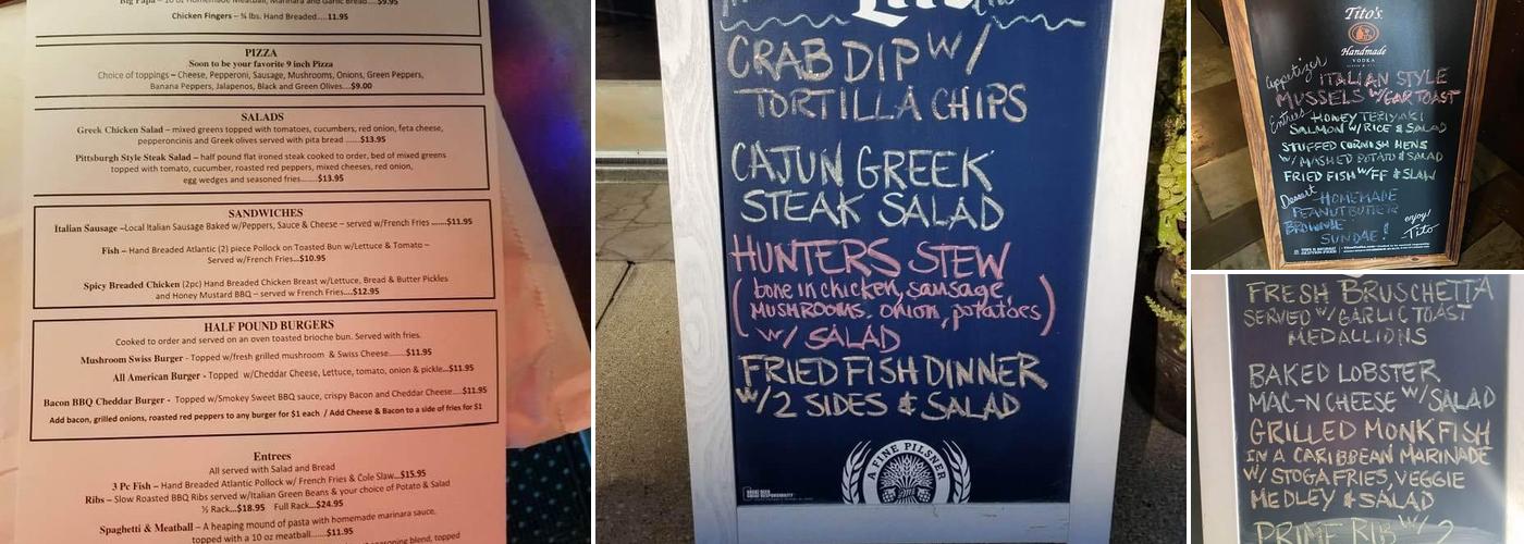 Conestoga Grill Menu