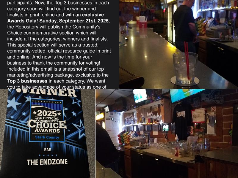 The Endzone Bar 4030 Lincoln Way E, Massillon