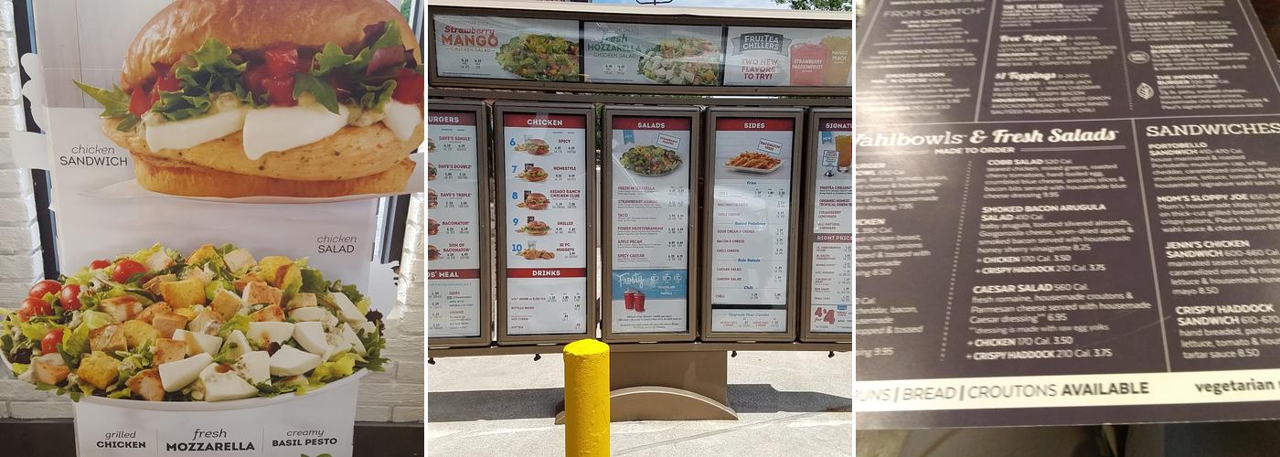 Wendy's Menu